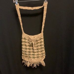 Green/Natural Purse